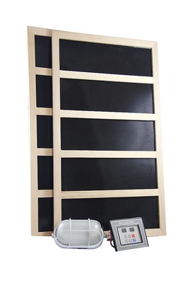 Complete Infrared sauna heater package - 600 Watts