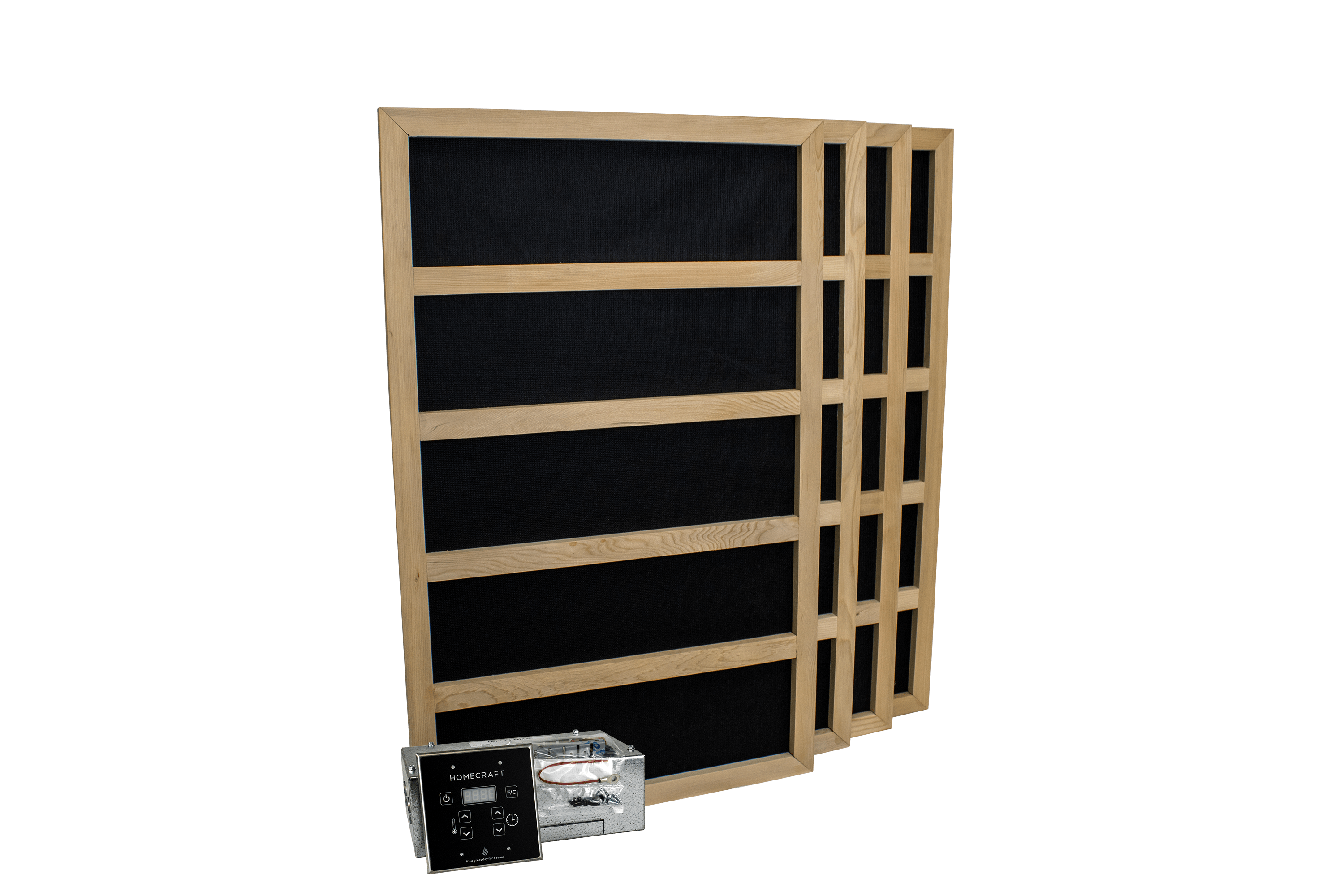 Infrared Sauna Heater Package - Digital Controller - 1200 WATT - 240VAC