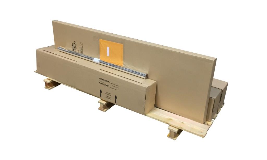 DIY Sauna Kit 4' x 6' - Infrared Sauna Room Package- 2400 Watt Infrared Heater