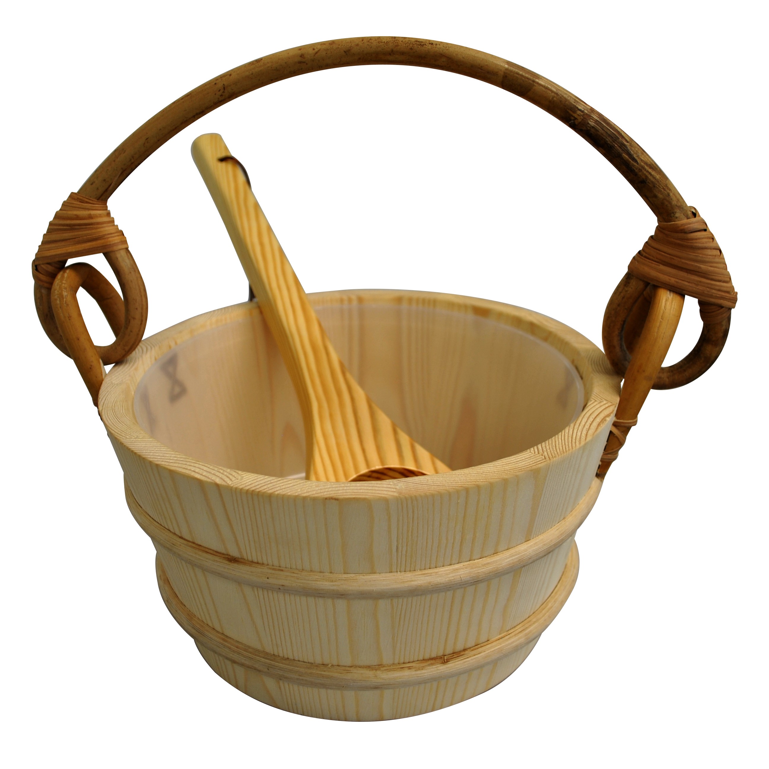 White Pine Sauna Bucket and ladel