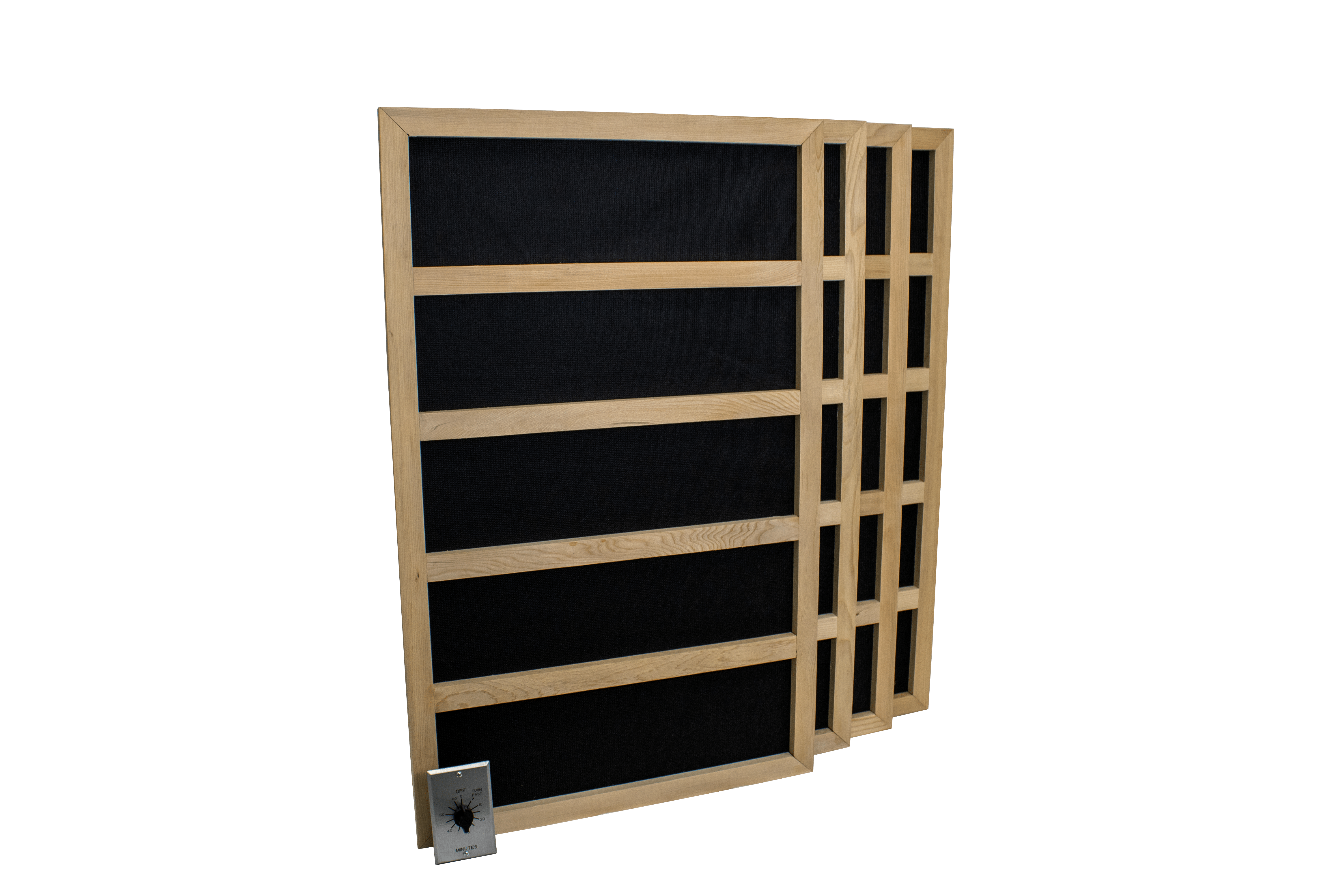 Infrared Sauna Heater Package with Mechanical Timer - 1200 WATT-240VAC