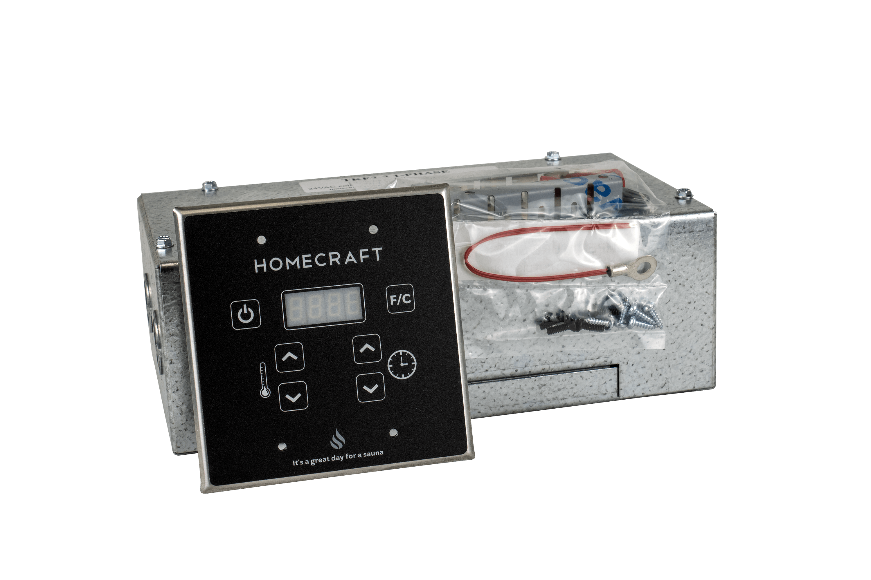 Infrared Sauna Heater Package - Digital Controller - 2400 WATT - 240VAC