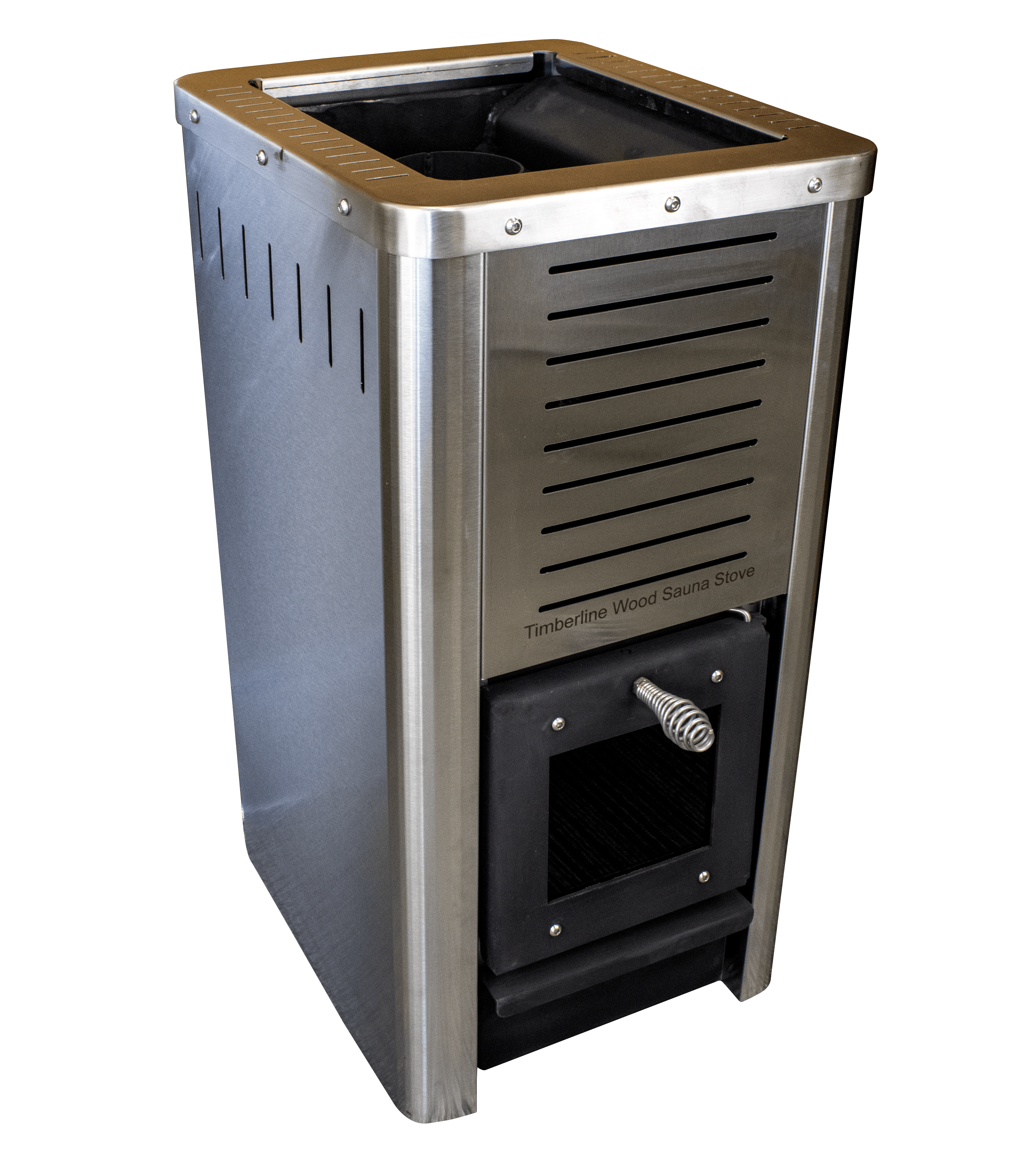 Timberline Wood Sauna Stove - Stainlesss Steel Sauna Heater - Heats 650 Cubic Feet