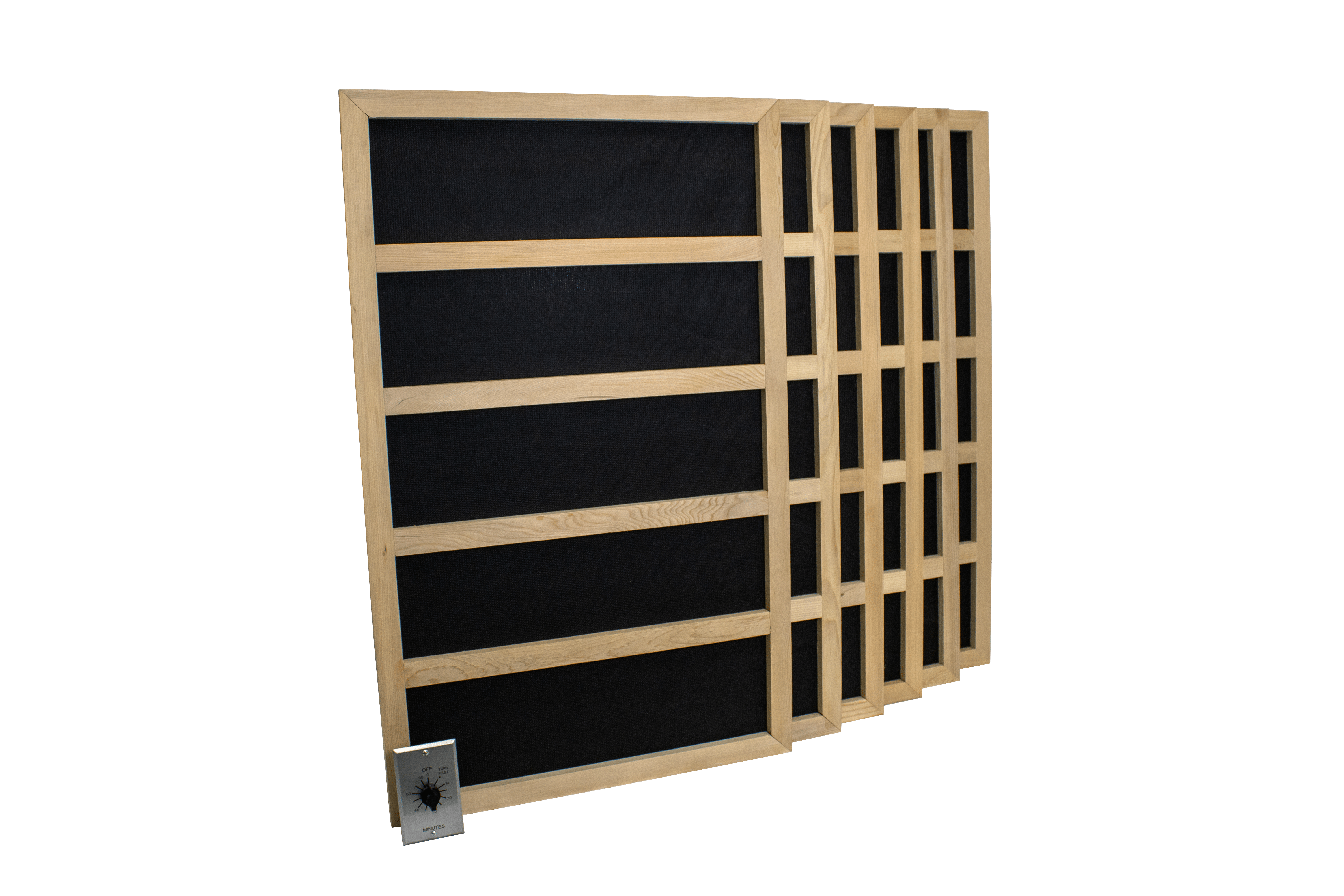 Infrared Sauna Heater Package with Mechanical Timer - 1800 WATT-120VAC