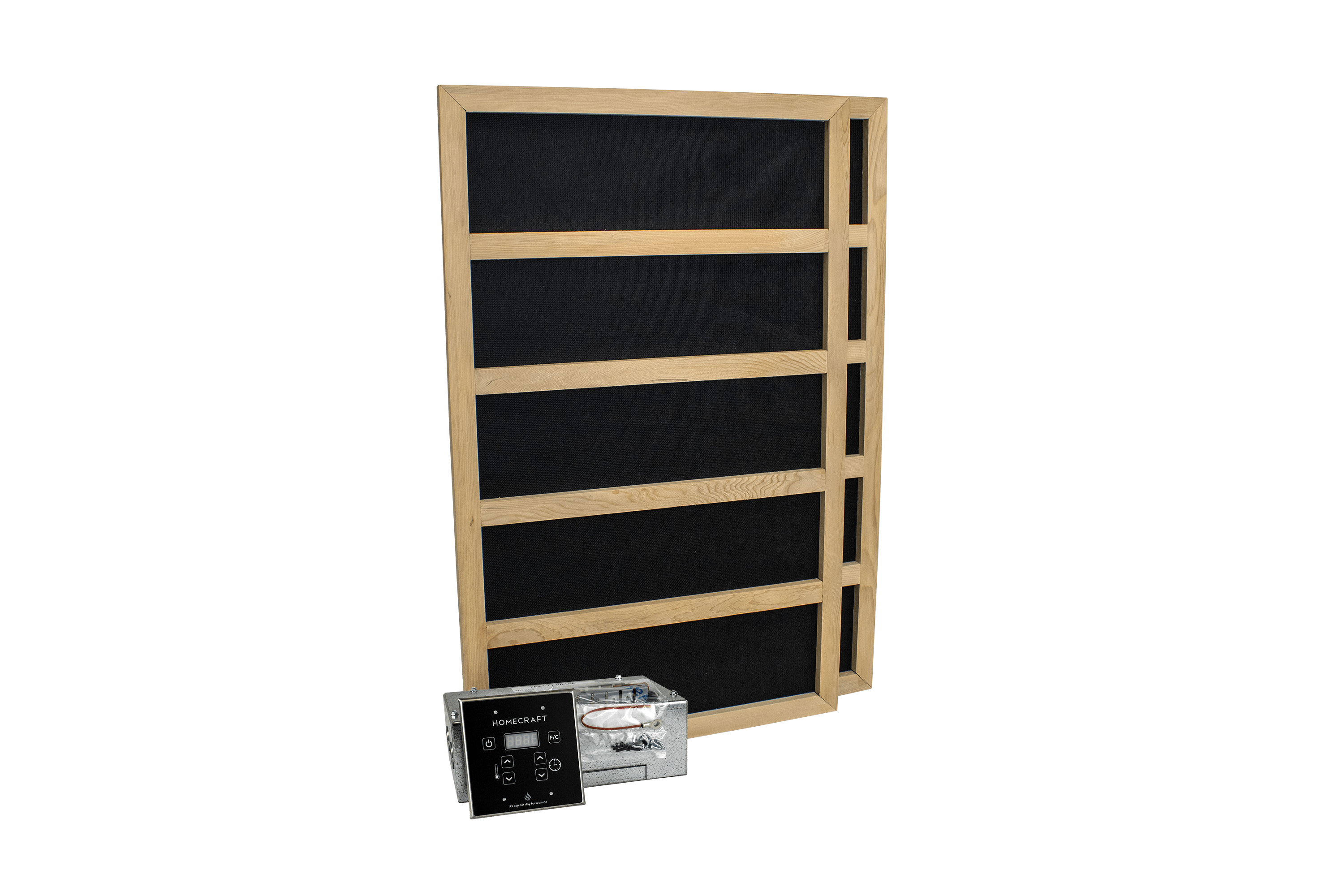 Infrared Sauna Heater Package - Digital Controller - 600 WATT - 240VAC
