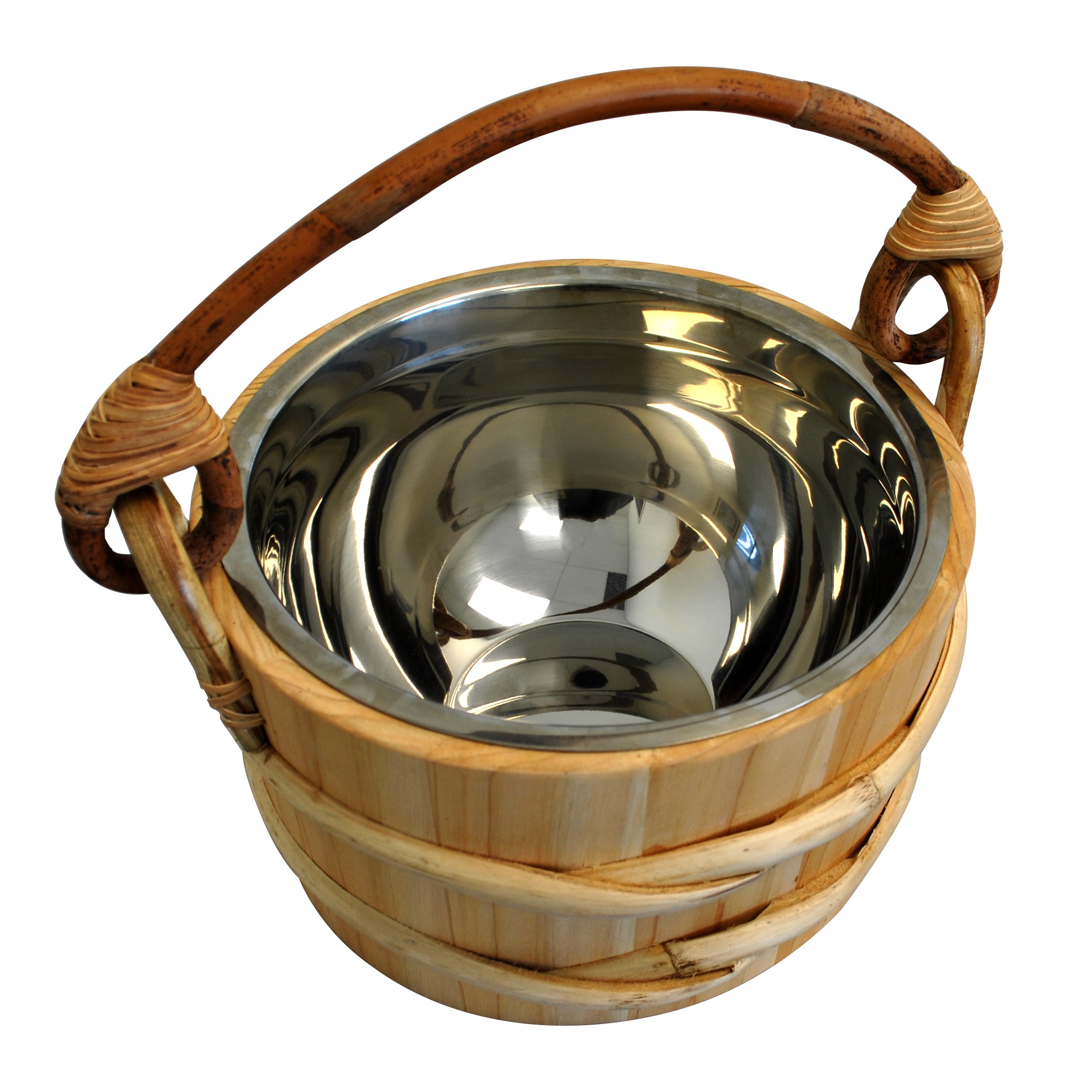 Cedar Sauna Bucket - Stainless Steel Insert - 5L