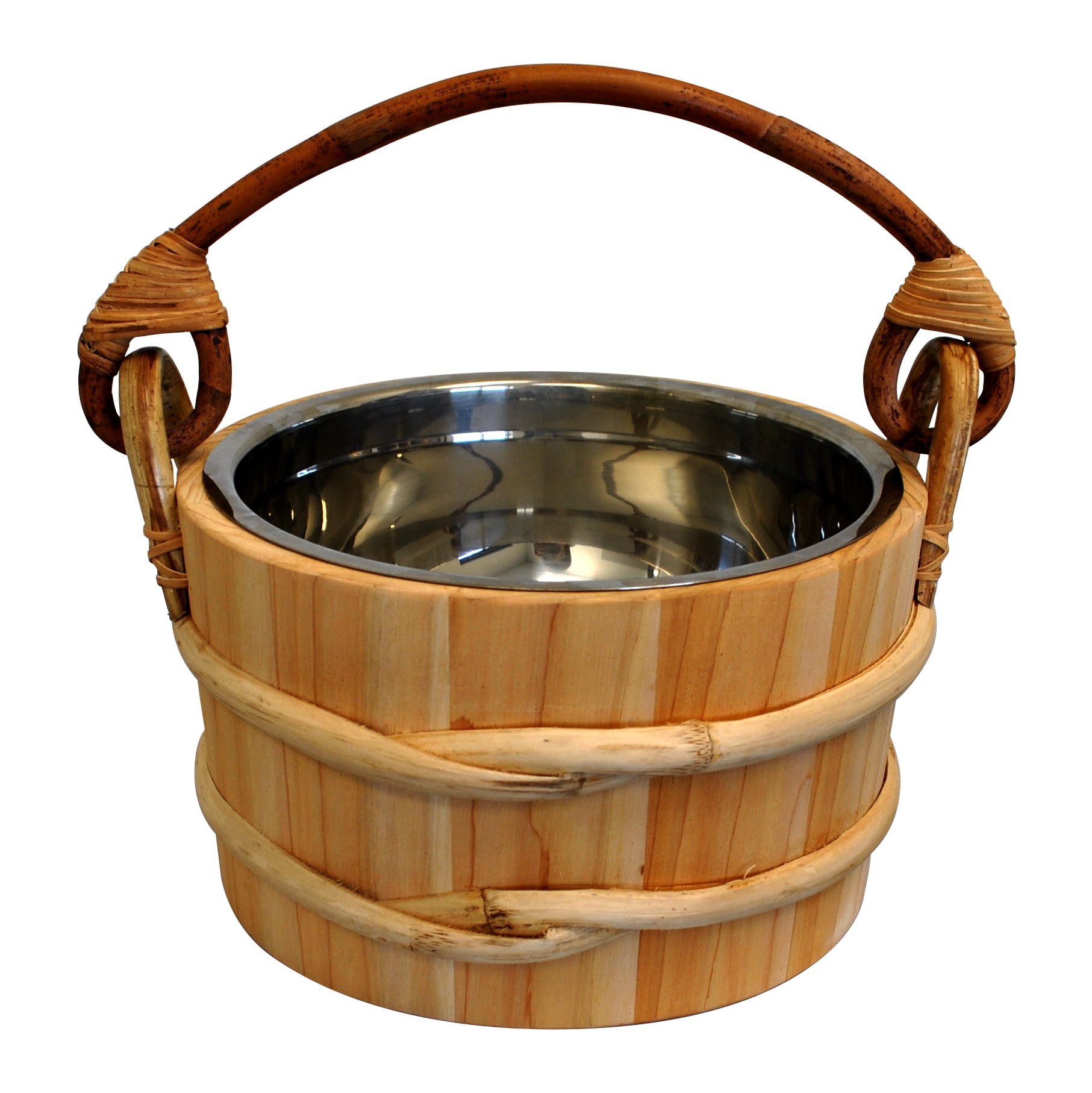 Cedar Sauna Bucket - Stainless Steel Insert - 5L