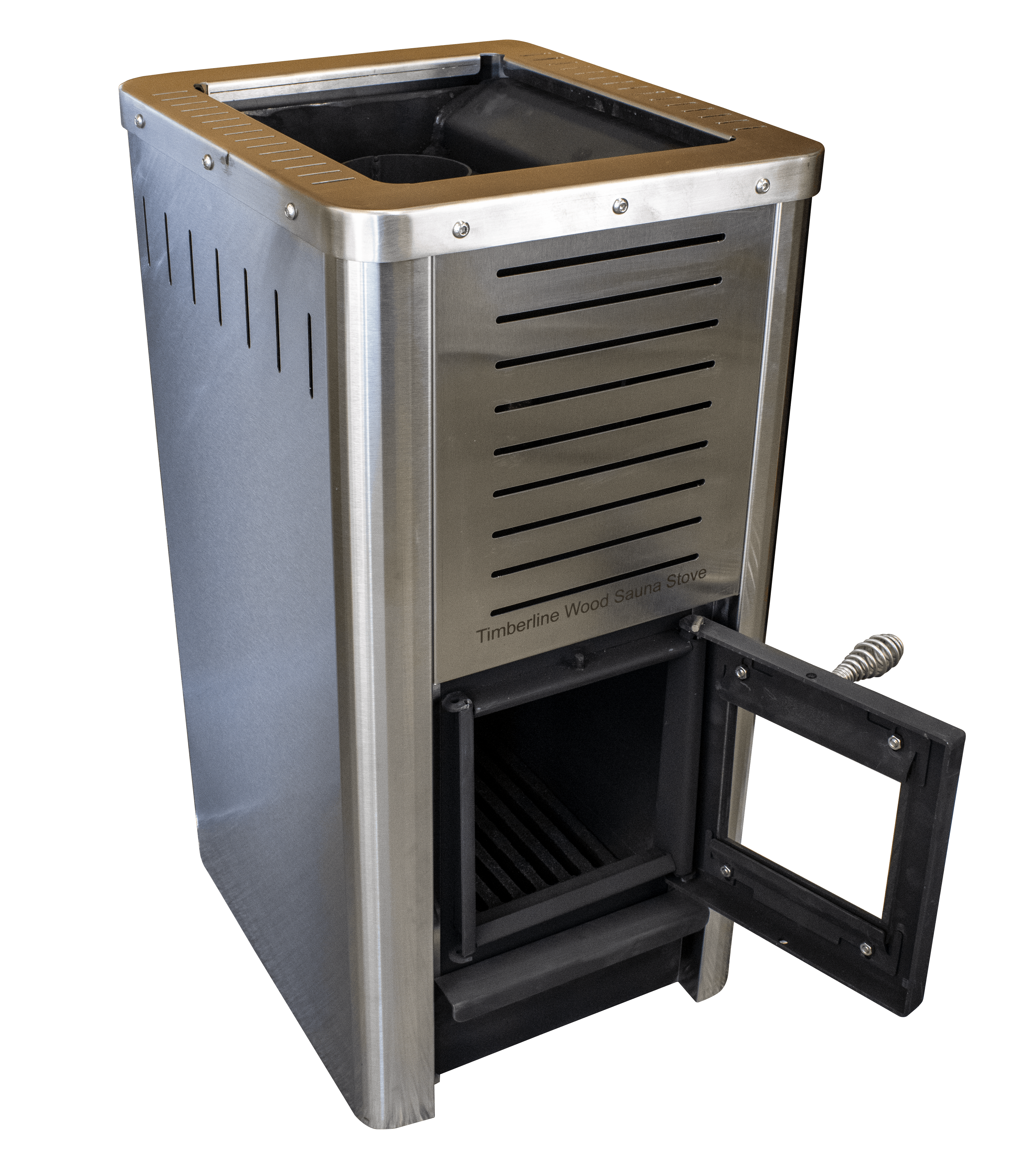 Timberline Wood Sauna Stove - Stainlesss Steel Sauna Heater - Heats 650 Cubic Feet