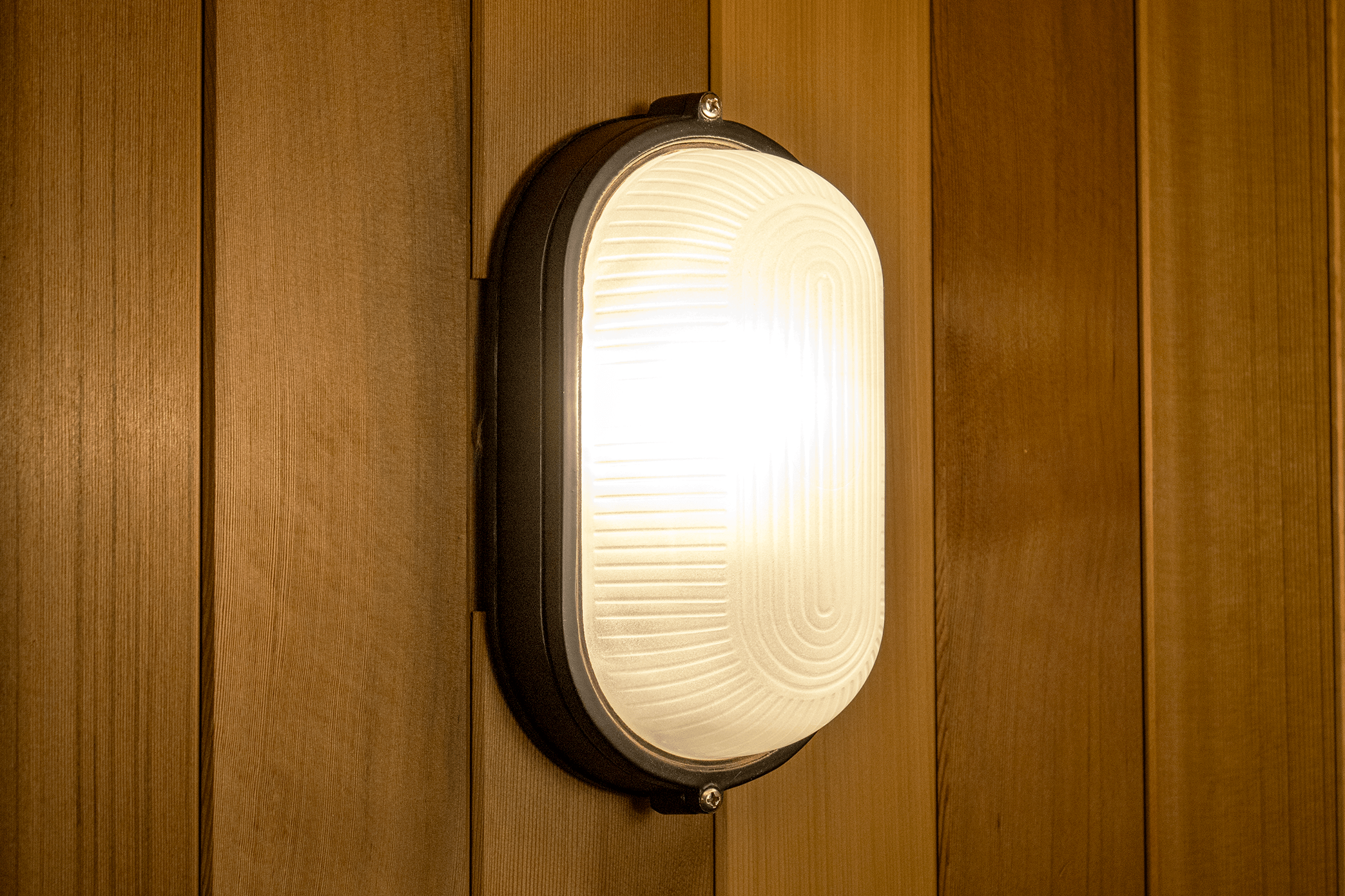 Oval Sauna Light- Vapor Proof Sauna Light