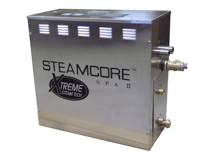 9 Kw Steam Generator- SPA II - Chrome controller- LED Mood Light