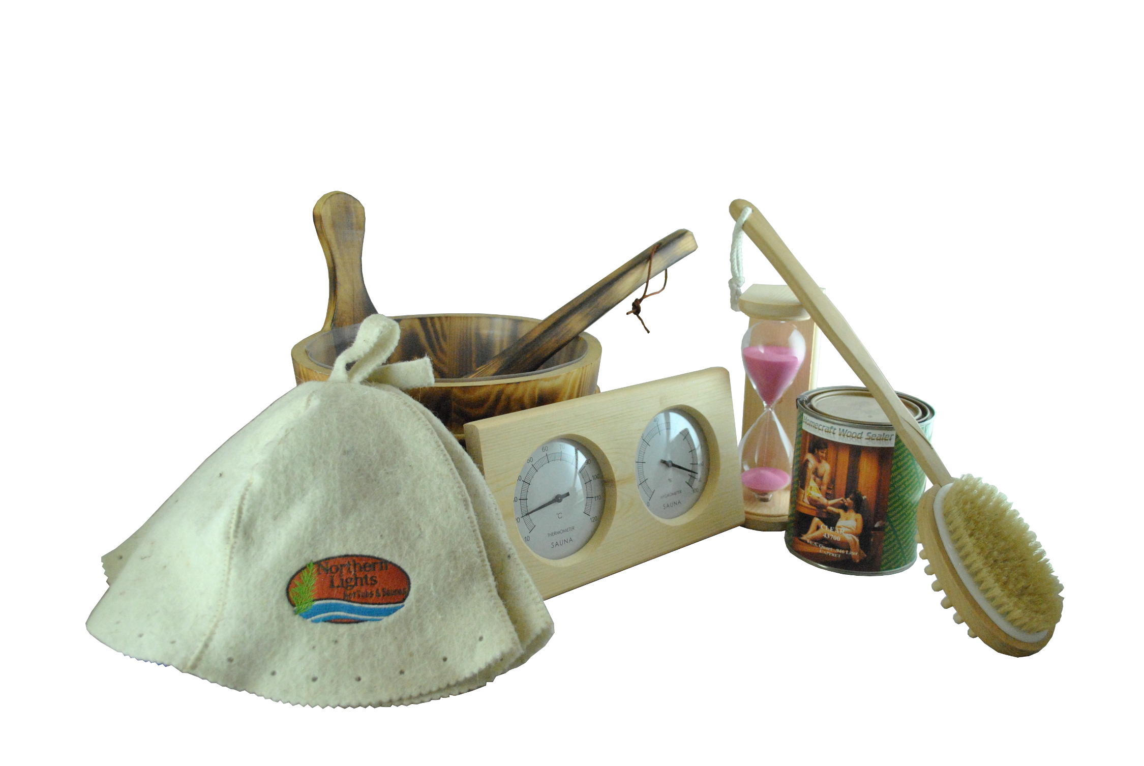 Pine Sauna Accessory Kit